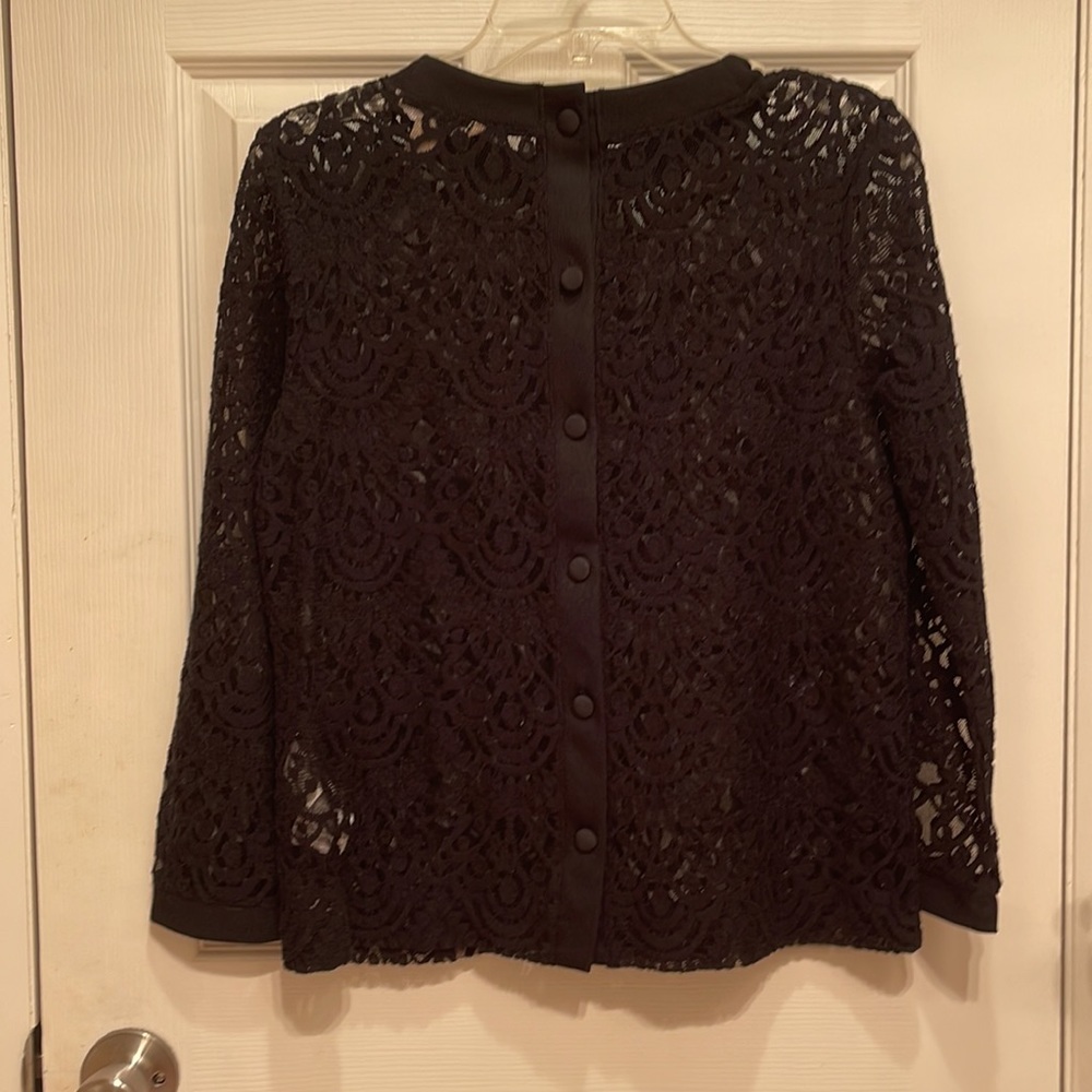 Banana Republic Button Up Sheer Long Sleeve | Size S